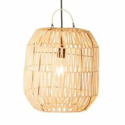 Meubles & Design Suspensions Abat-jour Bohème En Rotin Naturel -Luminaires Soldes abat jour boheme en rotin naturel 3