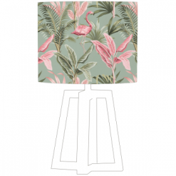 Abat-jours Lampes à Poser Abat-jour Chevet Flamand Gris T 25 X H 20 -Luminaires Soldes abat jour chevet flamand vert olive t 25 x h 20