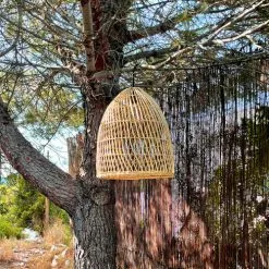 LUMISKY Suspensions Abat Jour Intérieur/extérieur Rotin Beige D40cm -Luminaires Soldes abat jour interieur exterieur rotin beige d40cm 2