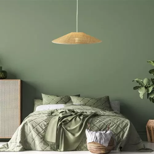 LUMISKY Suspensions Abat-jour Intérieur Fibre Naturelle Beige D60CM 4 LUMISKY Suspensions Abat-jour Intérieur Fibre Naturelle Beige D60CM – Image 4