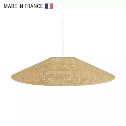 LUMISKY Suspensions Abat-jour Intérieur Fibre Naturelle Beige D60CM 5 LUMISKY Suspensions Abat-jour Intérieur Fibre Naturelle Beige D60CM – Image 5
