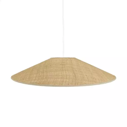 LUMISKY Suspensions Abat-jour Intérieur Fibre Naturelle Beige D60CM 6 LUMISKY Suspensions Abat-jour Intérieur Fibre Naturelle Beige D60CM – Image 6
