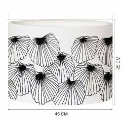 Abat-jours Lampadaires Abat-jour Lampadaire Coquillage T 45 X H 25 -Luminaires Soldes abat jour lampadaire coquillage t 45 x h 25 1