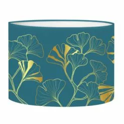 Abat-jours Lampadaires Abat-jour Lampadaire Iris Jaune Moutarde T 45 X H 25 -Luminaires Soldes abat jour lampadaire iris bleu canard t 45 x h 25 1