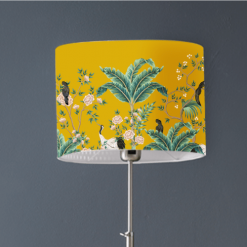 Abat-jours Lampadaires Abat-jour Lampadaire Jungle Jaune Moutarde T 45 X H 25 -Luminaires Soldes abat jour lampadaire jungle jaune moutarde t 45 x h 25 2