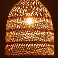 Meubles & Design Suspensions Abat-jour Lanterne En Rotin Naturel Naturel -Luminaires Soldes abat jour lanterne en rotin naturel naturel 2