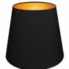 Abat-jours Lampadaires Abat-jour Pour Lampadaire Conique Noir Et Or T 35 X H 25