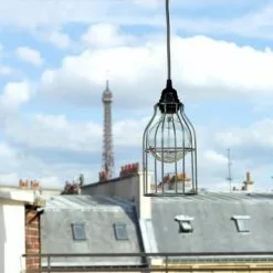 Hoopzi Suspensions Abat-jour Pour Suspension En Acier Laqué Chrome -Luminaires Soldes abat jour pour suspension en acier laque chrome 1