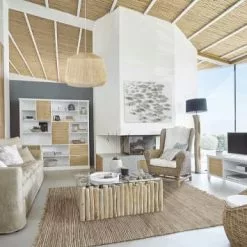 Maisons Du Monde Suspensions Abat-jour Pour Suspension En Jute D60 -Luminaires Soldes abat jour pour suspension en jute d60 1000 10 19 210759 3