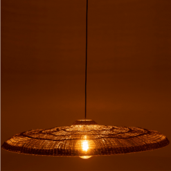 Meubles & Design Suspensions Abat-jour Rond Large En Rotin Naturel 100cm -Luminaires Soldes abat jour rond large en rotin naturel 100cm 2