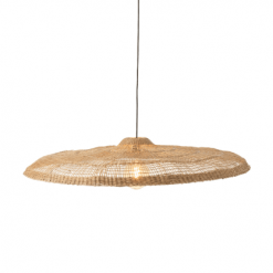Meubles & Design Suspensions Abat-jour Rond Large En Rotin Naturel 100cm -Luminaires Soldes abat jour rond large en rotin naturel 100cm 3