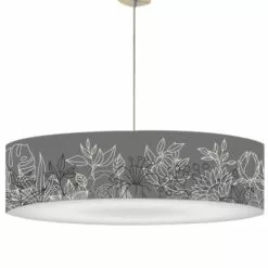 Abat-jours Suspensions Abat-jour Suspension Gris D 60 Cm -Luminaires Soldes abat jour suspension gris d 60 cm 7
