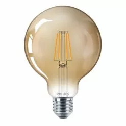 Maisons Du Monde Ampoules Led Ampoule LED Globe E27 35W Claire Ambrée, Coloris Blanc Chaud