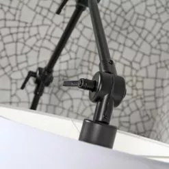 It's About Romi Appliques Murales Et Spots Applique 3 Bras En Métal Et Abat-jour Blanc L100cm -Luminaires Soldes applique 3 bras en metal et abat jour blanc l100cm 5