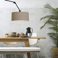 It's About Romi Appliques Murales Et Spots Applique 3 Bras En Métal Et Abat-jour L100cm -Luminaires Soldes applique 3 bras en metal et abat jour l100cm 2