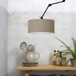 It's About Romi Appliques Murales Et Spots Applique 3 Bras En Métal Et Abat-jour L100cm -Luminaires Soldes applique 3 bras en metal et abat jour l100cm 3