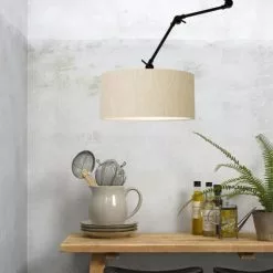 It's About Romi Appliques Murales Et Spots Applique 3 Bras En Métal Et Abat-jour L100cm -Luminaires Soldes applique 3 bras en metal et abat jour l100cm 9