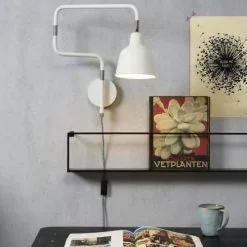 It's About Romi Appliques Murales Et Spots Applique Articulée Métal Blanc L21-57cm -Luminaires Soldes applique articulee metal blanc l21 57cm 2