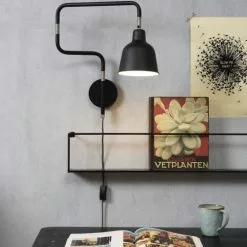 It's About Romi Appliques Murales Et Spots Applique Articulée Métal Noir L21-57cm -Luminaires Soldes applique articulee metal noir l21 57cm 2