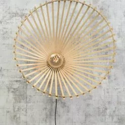 Good & Mojo Appliques Murales Et Spots Applique Asymétrique En Bambou D60 -Luminaires Soldes applique asymetrique en bambou d60 3