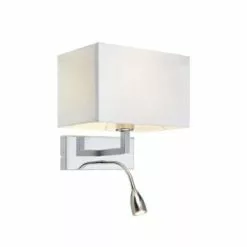 Markslöjd Appliques Murales Et Spots Applique Avec Liseuse LED Flexible Métal/tissu H40cm -Luminaires Soldes applique avec liseuse led flexible metal tissu h40cm 5