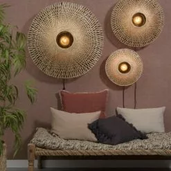 Good & Mojo Appliques Murales Et Spots Applique Bambou Avec Câble D44cm -Luminaires Soldes applique bambou avec cable d44cm 4