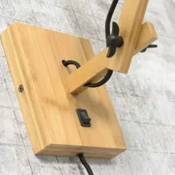 Good & Mojo Appliques Murales Et Spots Applique Bambou Blanc 2 Bras L55cm -Luminaires Soldes applique bambou blanc 2 bras l55cm 5