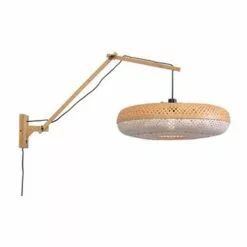 Good & Mojo Appliques Murales Et Spots Applique Bambou Blanc 3 Bras L105cm