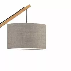 Good & Mojo Appliques Murales Et Spots Applique Bambou/lin Foncé L50cm -Luminaires Soldes applique bambou lin fonce l50cm 4