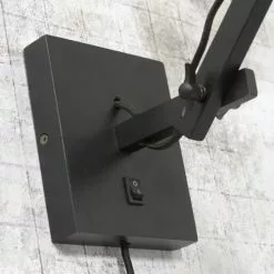 Good & Mojo Appliques Murales Et Spots Applique Bambou/lin Noir L50cm -Luminaires Soldes applique bambou lin noir l50cm 7