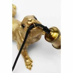 Kare Design Appliques Murales Et Spots Applique écureuil En Polyrésine Dorée -Luminaires Soldes applique ecureuil en polyresine doree 2