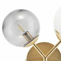 House Doctor Appliques Murales Et Spots Applique En Laiton Blanche Et Grise -Luminaires Soldes applique en laiton blanche et grise 3