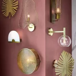 Maisons Du Monde Appliques Murales Et Spots Applique En Métal Doré Et Verre -Luminaires Soldes applique en metal dore et verre 1000 10 31 190886 6