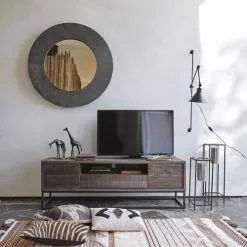 Maisons Du Monde Appliques Murales Et Spots Applique En Métal Effet Rouille H 90 Cm -Luminaires Soldes applique en metal effet rouille h 90 cm 1000 15 18 130439 14