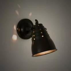 Maisons Du Monde Appliques Murales Et Spots Applique En Métal Noir -Luminaires Soldes applique en metal noir 1000 4 3 135426 5