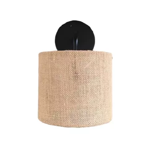 Belamp Appliques Murales Et Spots Applique En Métal Noir Avec Abat-jour En Toile De Jute 1 Belamp Appliques Murales Et Spots Applique En Métal Noir Avec Abat-jour En Toile De Jute