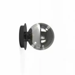 Potiron Paris Appliques Murales Et Spots Applique En Métal Or Et Verre Opaque -Luminaires Soldes applique en metal noir et globe en verre opaque