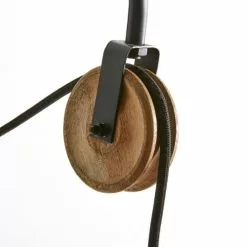 Maisons Du Monde Appliques Murales Et Spots Applique En Métal Noir Et Manguier -Luminaires Soldes applique en metal noir et manguier 1000 4 25 190880 6