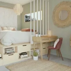 Maisons Du Monde Appliques Murales Et Spots Applique En Osier Tressé -Luminaires Soldes applique en osier tresse 1000 11 9 200458 6