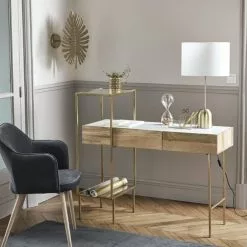 Maisons Du Monde Appliques Murales Et Spots Applique Feuille En Métal Doré -Luminaires Soldes applique feuille en metal dore 1000 3 27 189570 3