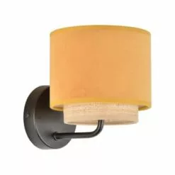 Corep Appliques Murales Et Spots Applique Métal Velours Et Raphia D15cm -Luminaires Soldes applique metal velours et raphia d15cm 3