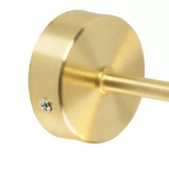 QAZQA Appliques Murales Et Spots Applique Murale En Acier Doré/laiton -Luminaires Soldes applique murale en acier dore laiton 3