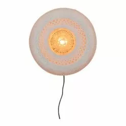 Good & Mojo Appliques Murales Et Spots Applique Murale En Bambou Blanc D40