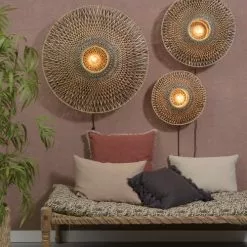 Good & Mojo Appliques Murales Et Spots Applique Murale En Bambou D44 -Luminaires Soldes applique murale en bambou d44 5