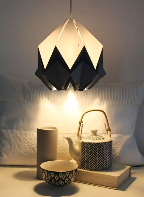 Tedzukuri Atelier Appliques Murales Et Spots Applique Murale En Bois Et Suspension Origami En Papier 4 Tedzukuri Atelier Appliques Murales Et Spots Applique Murale En Bois Et Suspension Origami En Papier – Image 4