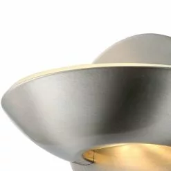 Globo Appliques Murales Et Spots Applique Murale En Métal Argente -Luminaires Soldes applique murale en metal argente 2