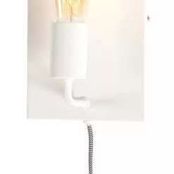 It's About Romi Appliques Murales Et Spots Applique Murale En Métal Blanc H25cm -Luminaires Soldes applique murale en metal blanc h25cm 4