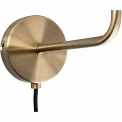 Leitmotiv Appliques Murales Et Spots Applique Murale En Métal Bonnet Doré Antique -Luminaires Soldes applique murale en metal bonnet dore antique 3