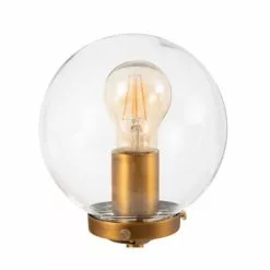 Ixia Appliques Murales Et Spots Applique Murale En Métal Doré Et Noir Globe En Verre H32,5cm -Luminaires Soldes applique murale en metal dore et noir globe en verre h32 5cm 4