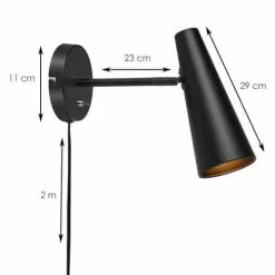 Markslöjd Appliques Murales Et Spots Applique Murale Noire -Luminaires Soldes applique murale noire 2